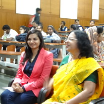 Our founder - psychotherapist invited as Chief Guest at Chowgule College. Seen here with the HOD, Dept. of Psychology. 