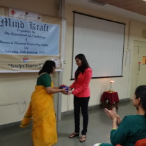 Being facilitated by Ms. Borkar at Chowgule. 